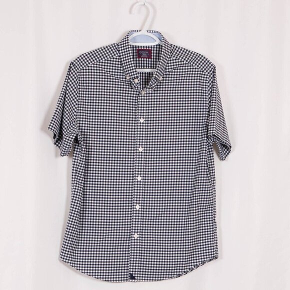 UNTUCKIT Gingham Button Down Shirt M - Picture 1 of 4